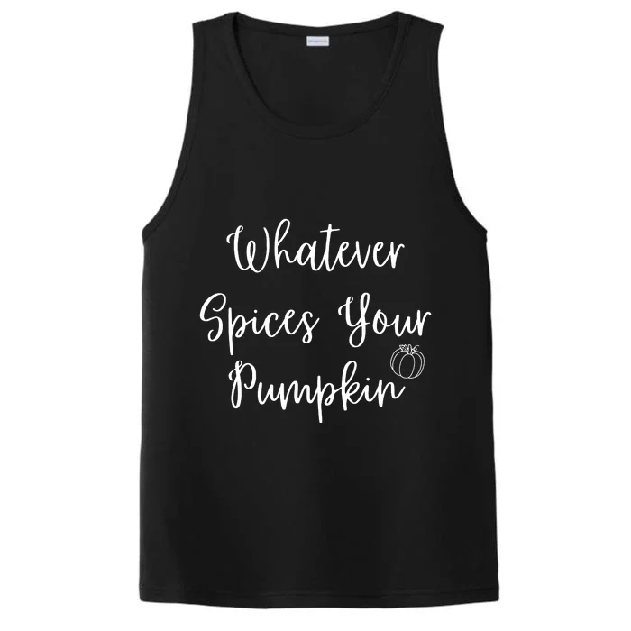 Whatever Spices Your Pumpkin Performance Tank