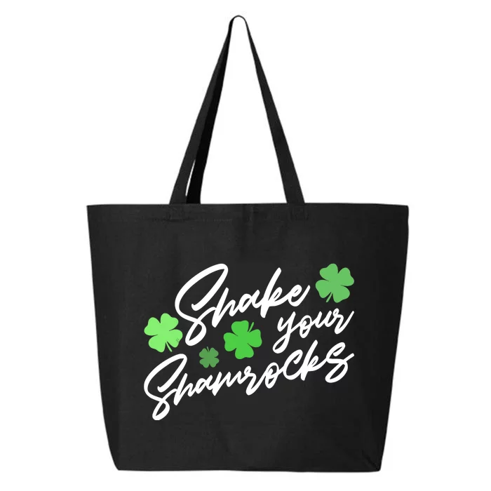 Wo Shake Your Shamrocks Funny St Patrick's Day 25L Jumbo Tote