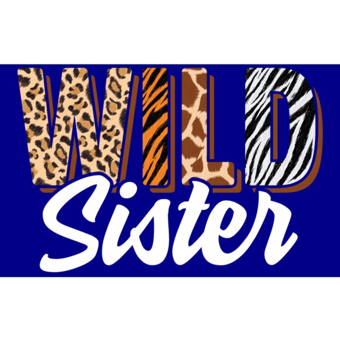 Wild Sister Zoo Born Two Be Wild Bgiftday Safari Jungle Animal Gift Bumper Sticker