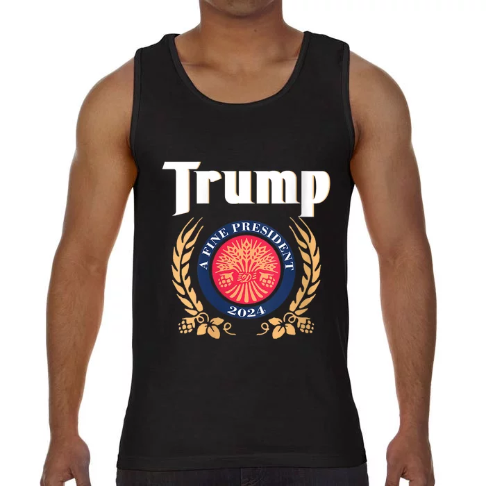 Women Trump 2024 Shirts Trump A Fine President 2024 Comfort Colors® Tank Top