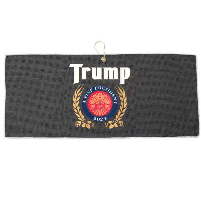 Women Trump 2024 Shirts Trump A Fine President 2024 Large Microfiber Waffle Golf Towel