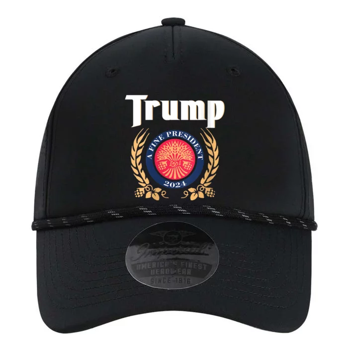 Women Trump 2024 Shirts Trump A Fine President 2024 Performance The Dyno Cap