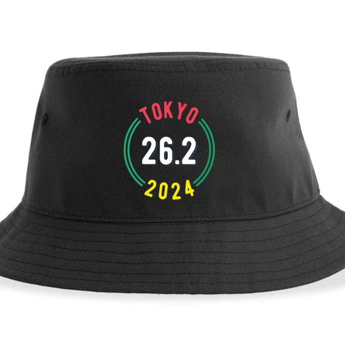 Women Tokyo 262 Marathon 2024 Vneck Sustainable Bucket Hat