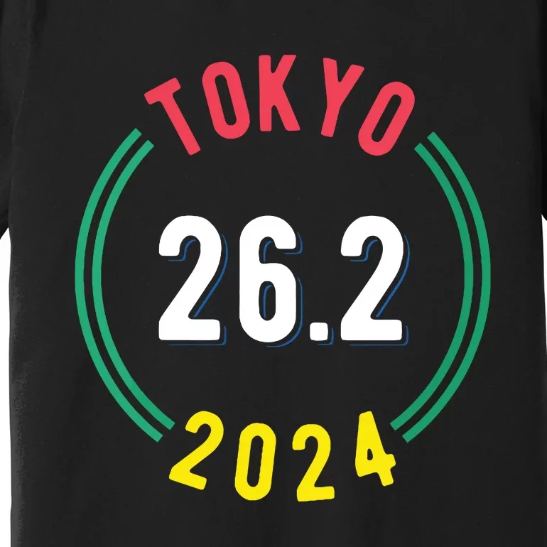 Women Tokyo 262 Marathon 2024 Vneck Premium T-Shirt