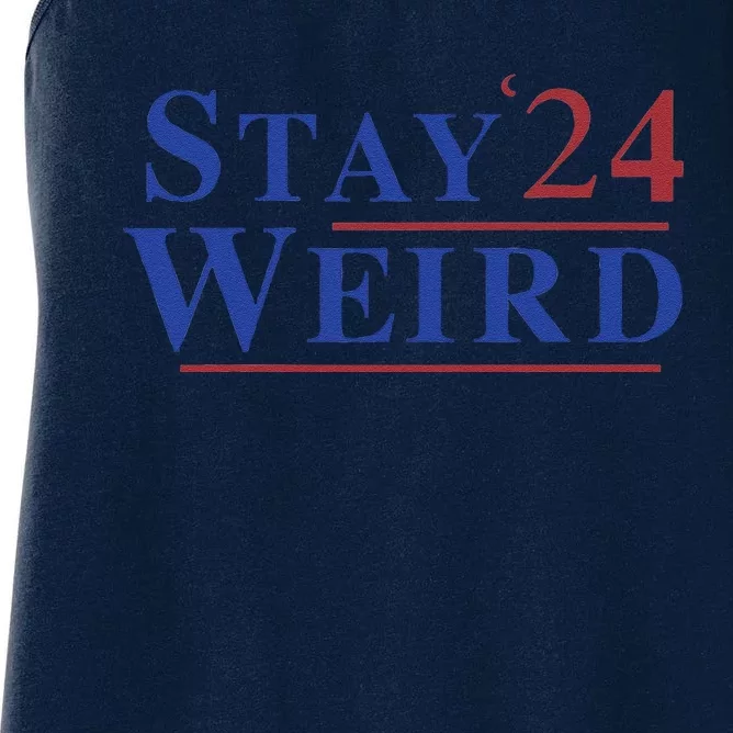 Weird Trump 2024 Stay Weird Donald Trump Jd Vance Women's Racerback Tank