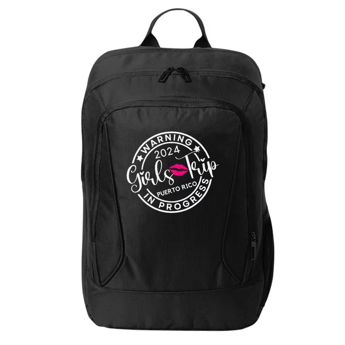 Warning Trip 2024 Puerto Rico Best Friends Vacation City Backpack