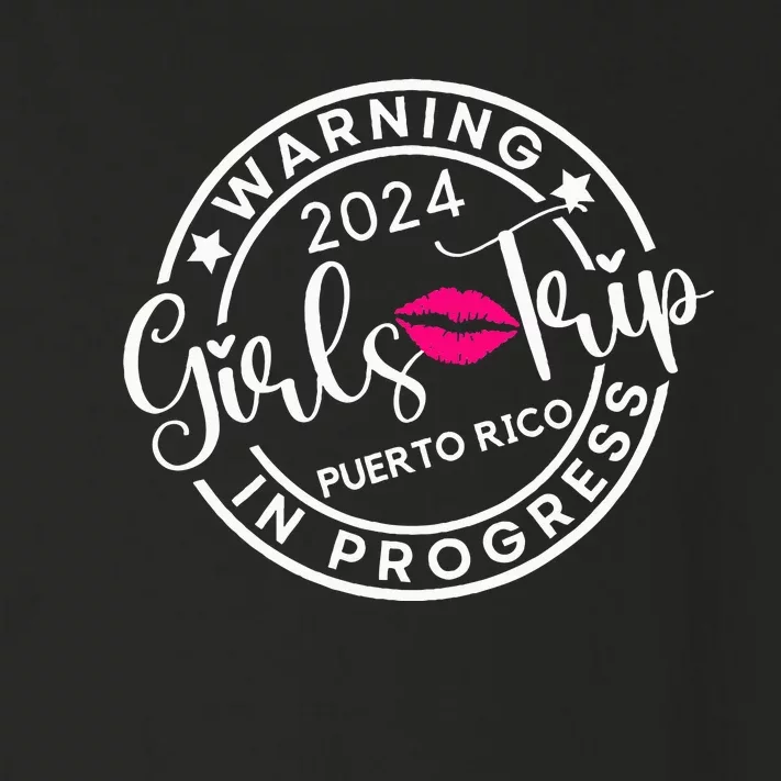 Warning Trip 2024 Puerto Rico Best Friends Vacation Toddler Long Sleeve Shirt