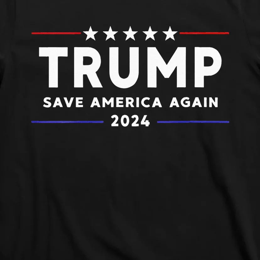 Womens Trump 2024 Save America Save America Again Trump T-Shirt