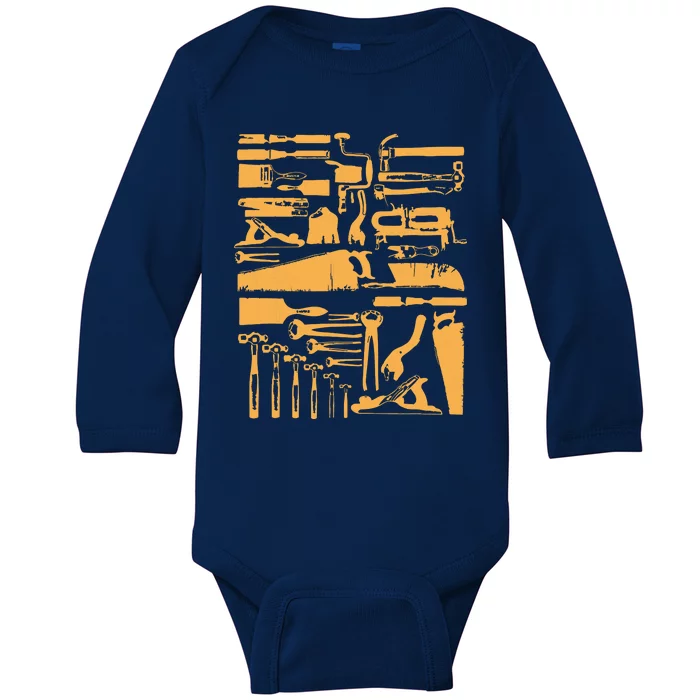 Woodworking Tools And Accessories Baby Long Sleeve Bodysuit