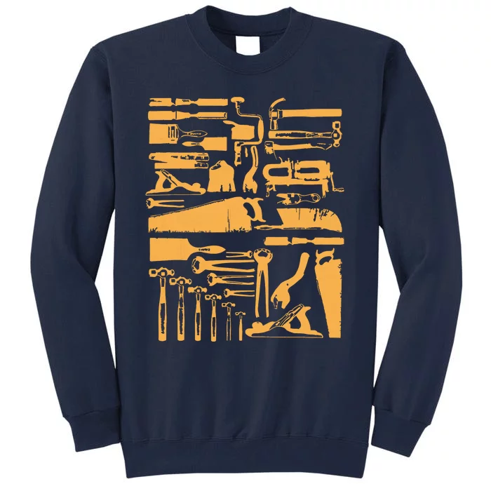 Woodworking Tools And Accessories Tall Sweatshirt