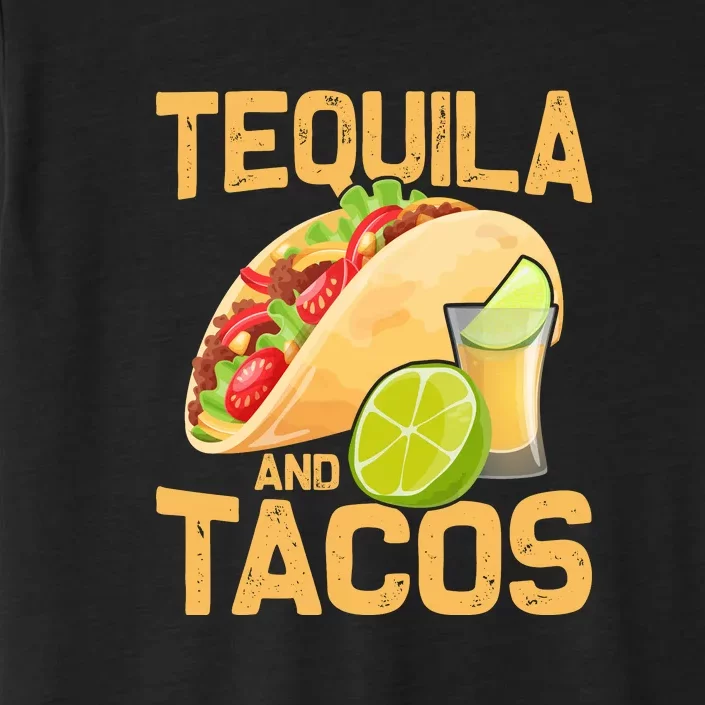 Womens Tacos And Tequila Funny Cinco De Mayo ChromaSoft Performance T-Shirt