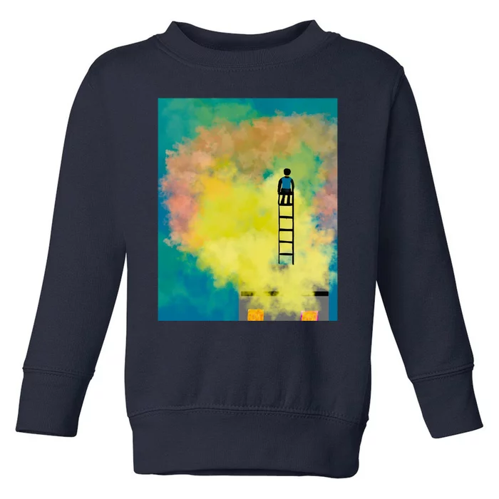 Within The Action Graphic Toddler Sweatshirt