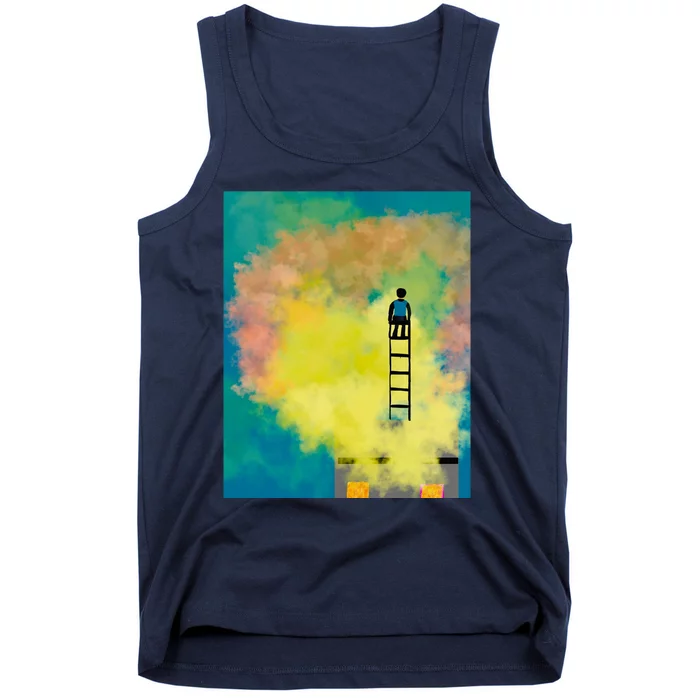 Within The Action Graphic Tank Top