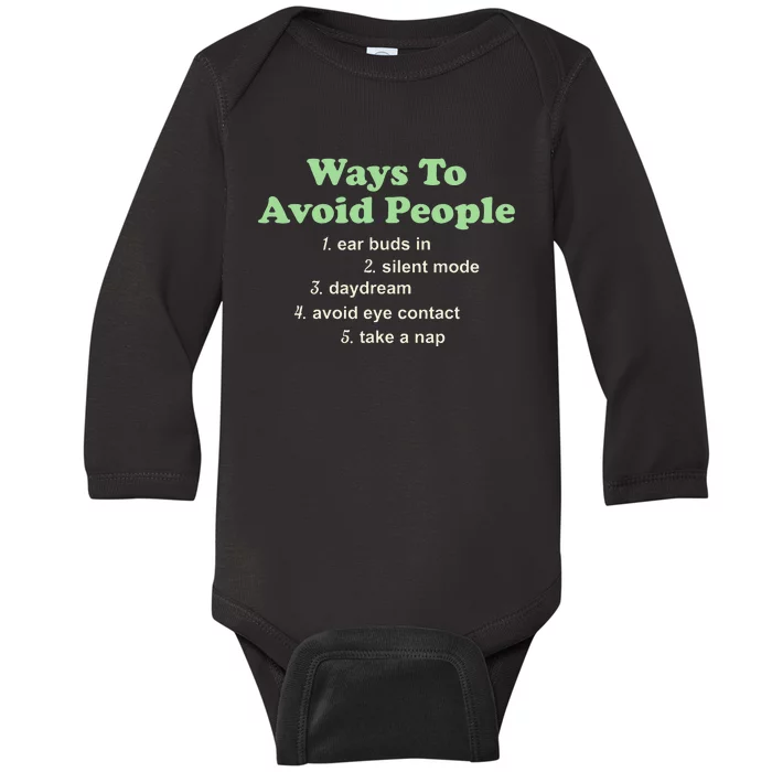 Ways To Avoid People Ear Buds In Silent Mode Day Baby Long Sleeve Bodysuit