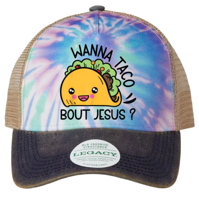 Wanna Taco Bout Jesus Legacy Tie Dye Trucker Hat