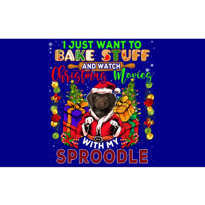 Want To Bake Stuff And Watch Xmas Movies With Sproodle Santa Great Gift Bumper Sticker