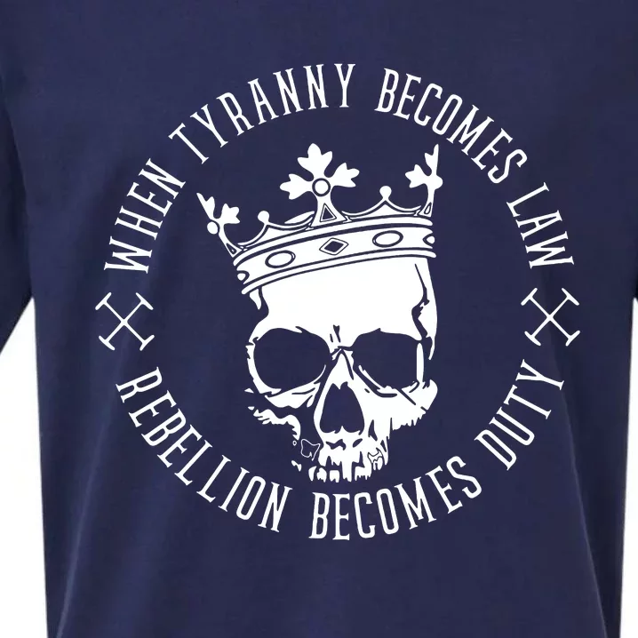 When Tyranny Becomes Law Sueded Cloud Jersey T-Shirt