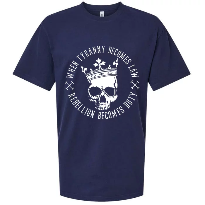 When Tyranny Becomes Law Sueded Cloud Jersey T-Shirt