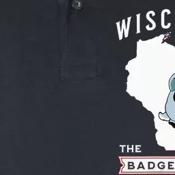 Wisconsin The Badger State Established 1848 Softstyle Adult Sport Polo