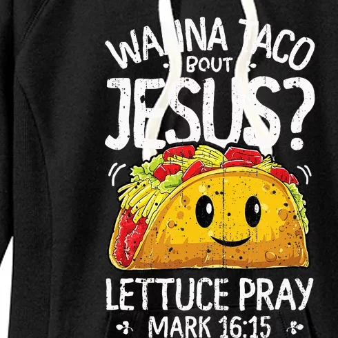 Wanna Taco Bout Jesus Cinco de Mayo Christian Women's Fleece Hoodie