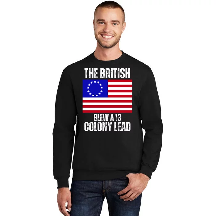 Withe The British Blew A 13 Colony Lead Sweatshirt