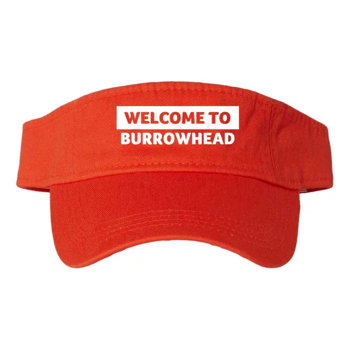 Welcome To Burrowhead Cincy Cincinnati Football Valucap Bio-Washed Visor