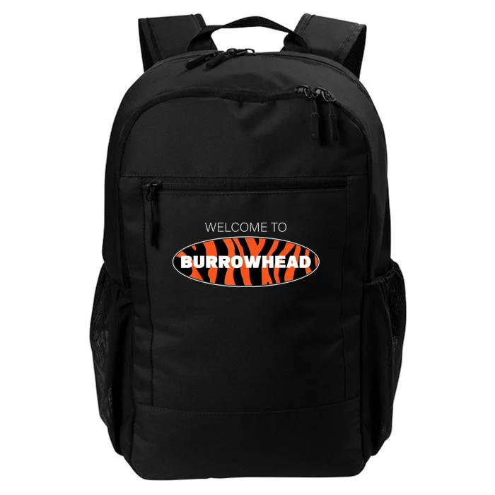 Welcome To Burrowhead Cincy Cincinnati Football Daily Commute Backpack