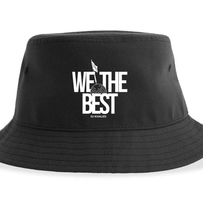 We The Best Red Golf Ball Sustainable Bucket Hat