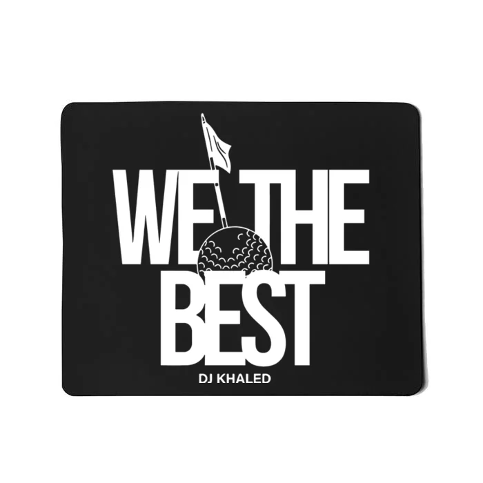 We The Best Red Golf Ball Mousepad