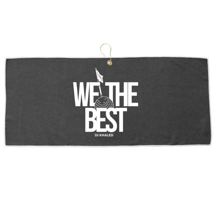 We The Best Red Golf Ball Large Microfiber Waffle Golf Towel