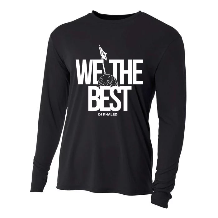 We The Best Red Golf Ball Cooling Performance Long Sleeve Crew