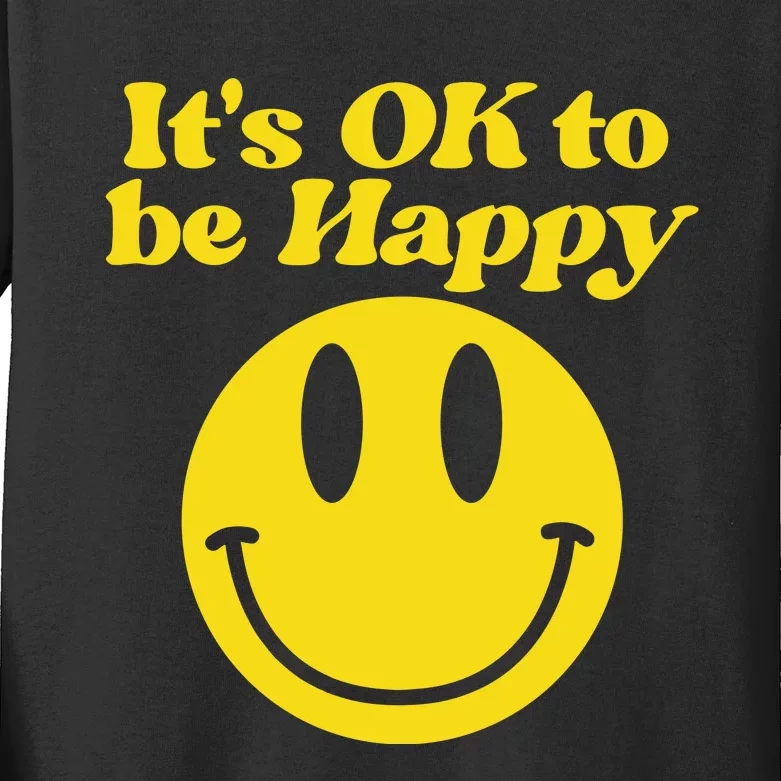 We The Best Store Dj Khaled ItS Ok To Be Happy Kids Long Sleeve Shirt