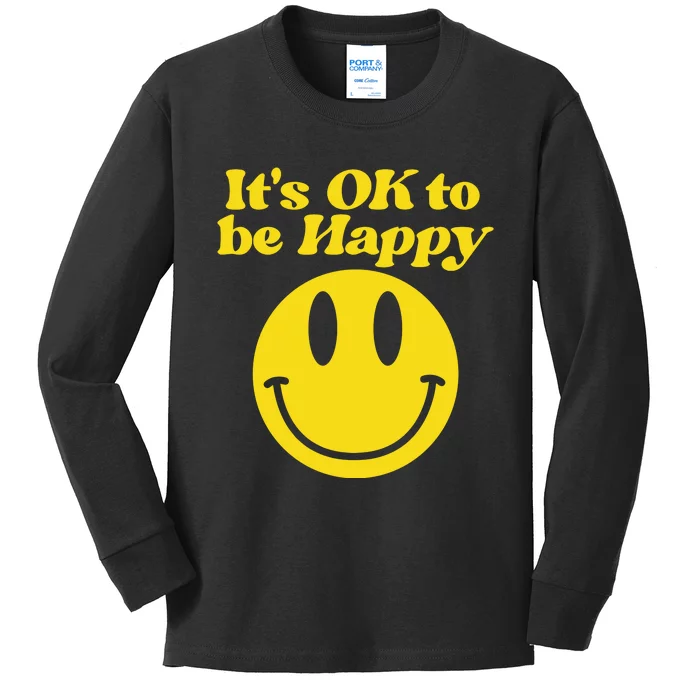 We The Best Store Dj Khaled ItS Ok To Be Happy Kids Long Sleeve Shirt