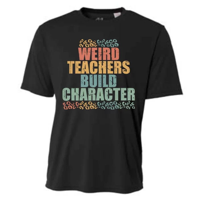 Weird Teachers Build Character Vintage Cooling Performance Crew T-Shirt