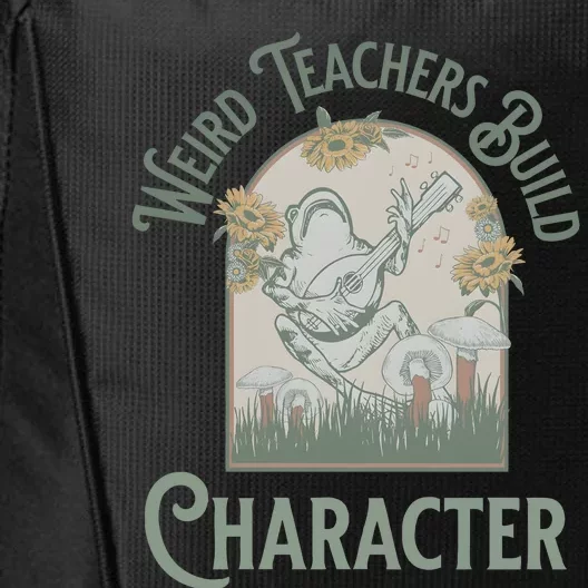 Weird Teachers Build Character Science Teacher City Backpack