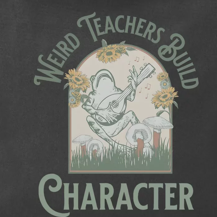 Weird Teachers Build Character Science Teacher Zip Tote Bag