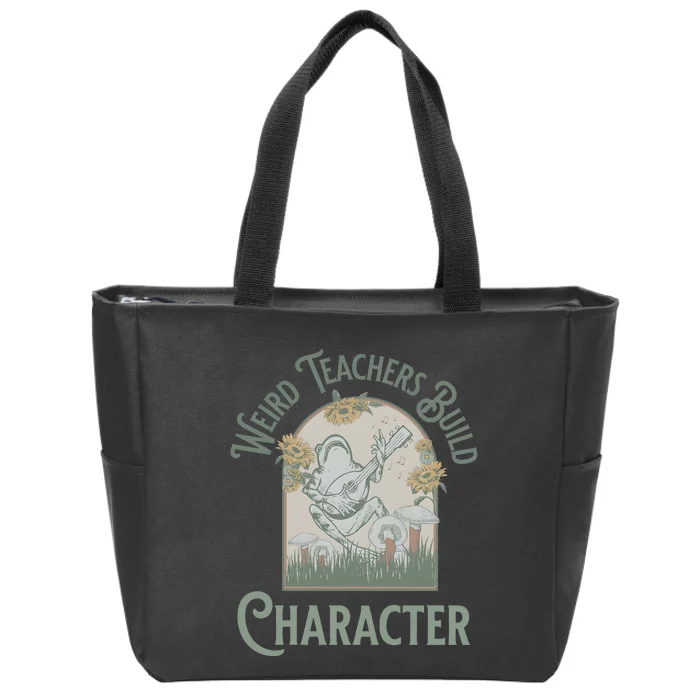 Weird Teachers Build Character Science Teacher Zip Tote Bag