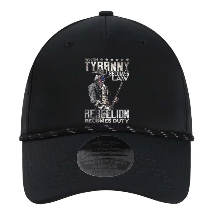 When Tyranny Becomes Law Rebellion Becomes Duty (On Back) Performance The Dyno Cap