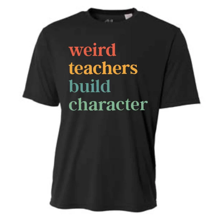 Weird Teachers Build Character Cooling Performance Crew T-Shirt