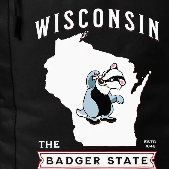 Wisconsin The Badger State Established 1848 Daily Commute Backpack