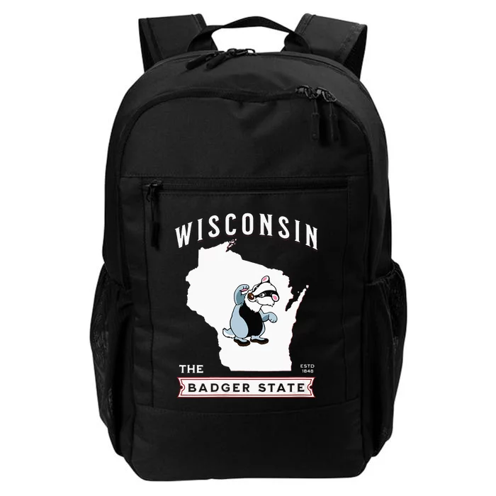 Wisconsin The Badger State Established 1848 Daily Commute Backpack