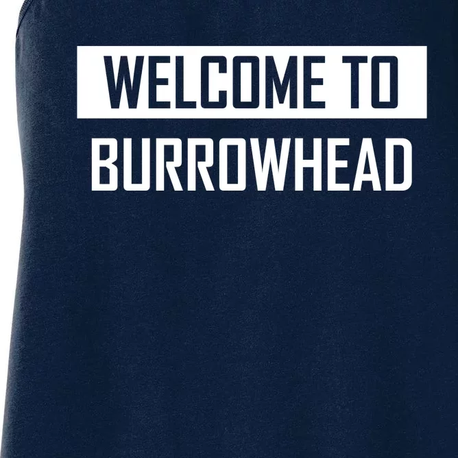 Welcome To Burrowhead Cincy Cincinati Women's Racerback Tank