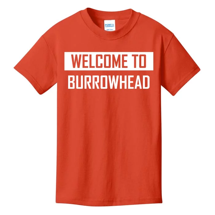 Welcome To Burrowhead Cincy Cincinati Kids T-Shirt