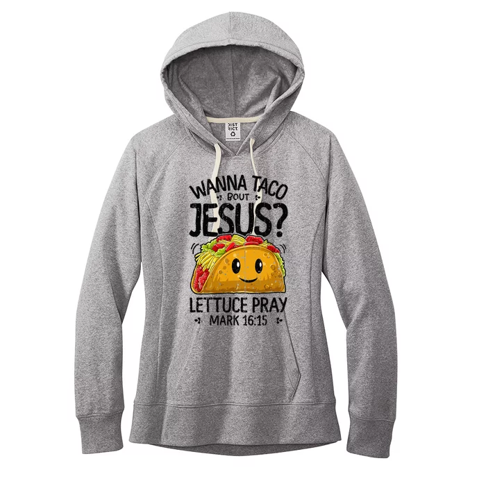 Wanna Taco Bout Jesus Cinco de Mayo Women's Fleece Hoodie