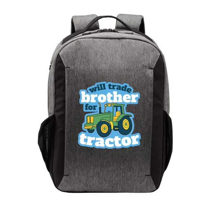 Will Trade Brother For Tractor Funny Vector Backpack