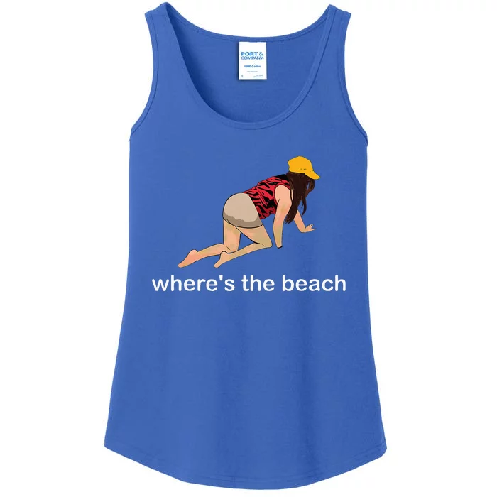 WhereS The Beach Ladies Essential Tank