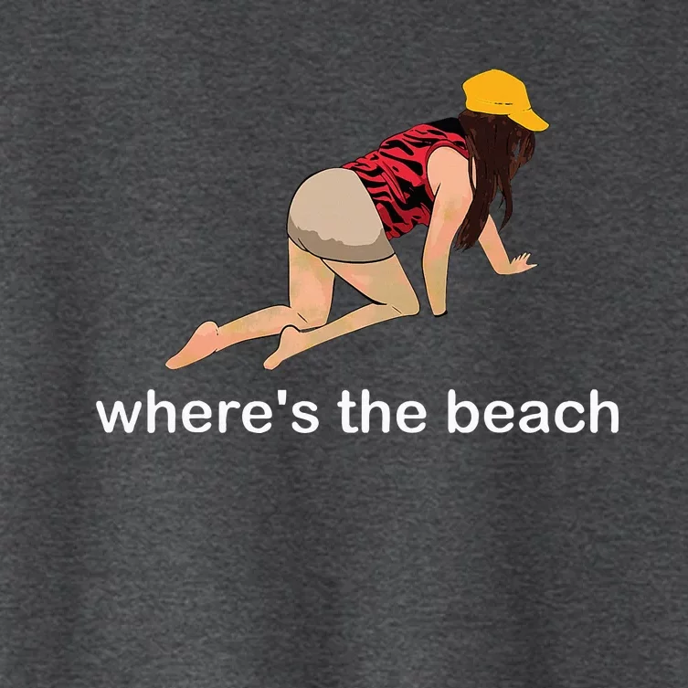 WhereS The Beach Women's Crop Top Tee