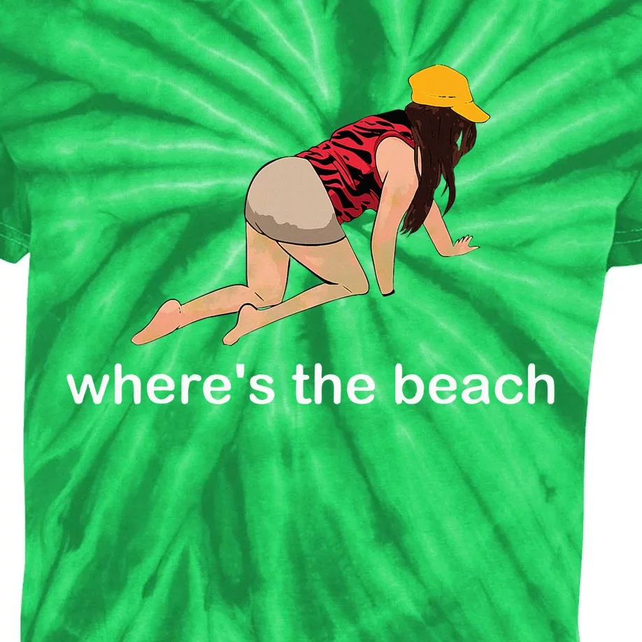 WhereS The Beach Kids Tie-Dye T-Shirt