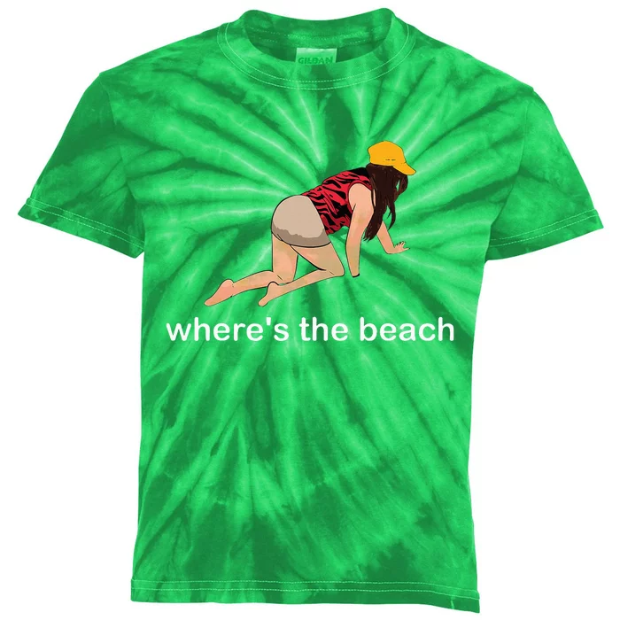 WhereS The Beach Kids Tie-Dye T-Shirt