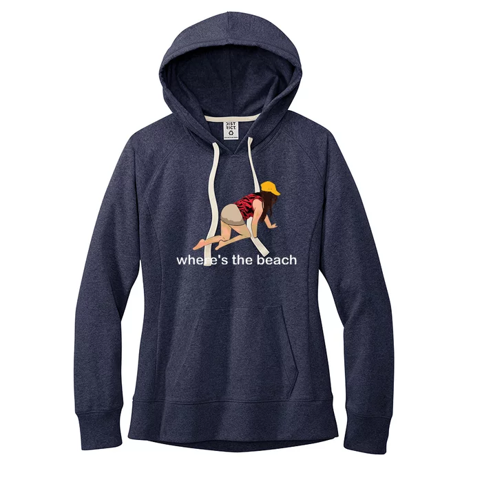 WhereS The Beach Women's Fleece Hoodie